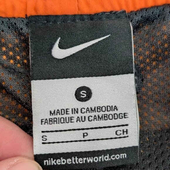 (2/$20) Nike Grey & Orange Swim Trunks - Picture 4 of 5
